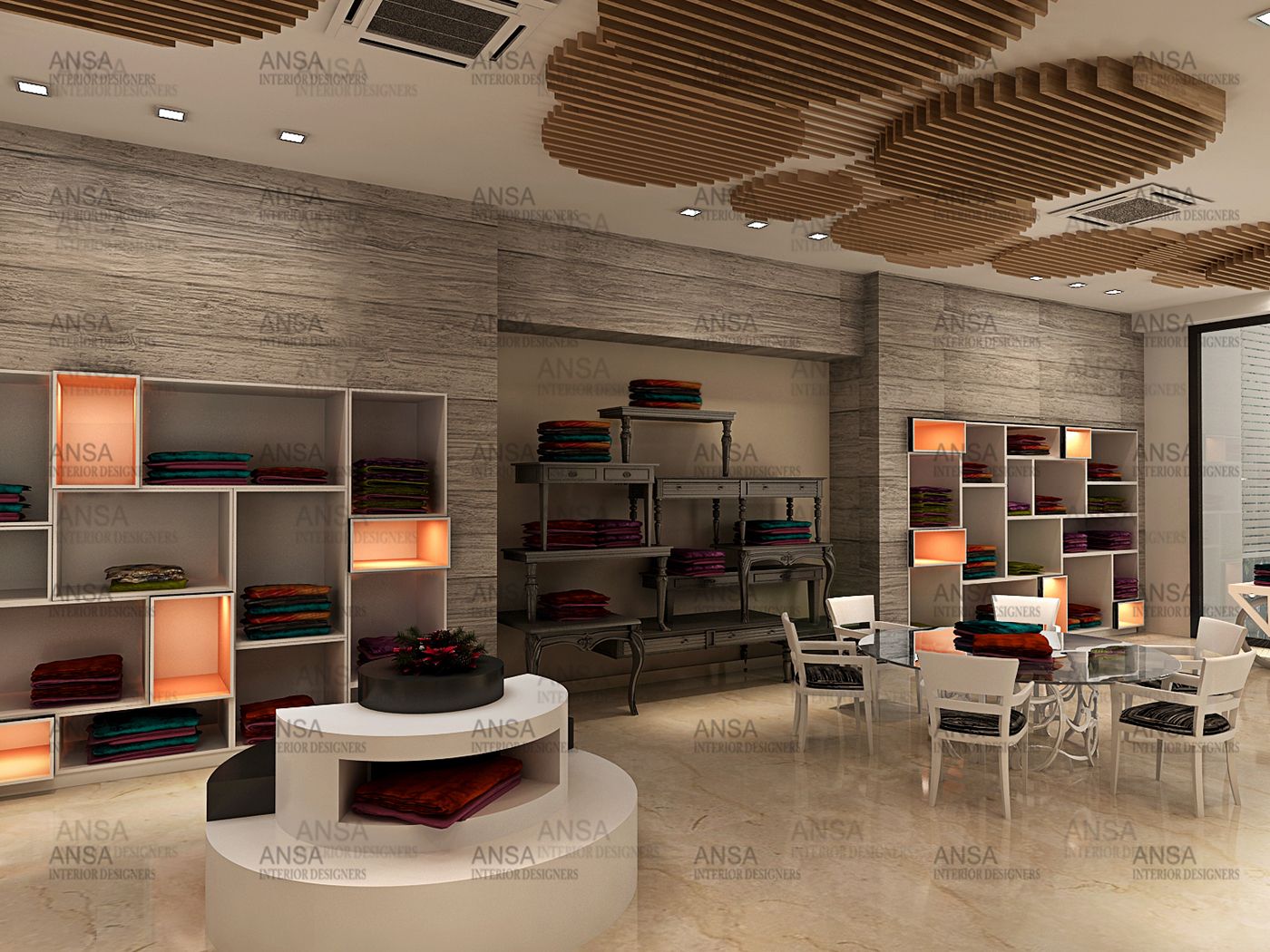 Showroom Ceiling Design: Enhancing Modern Retail Interiors